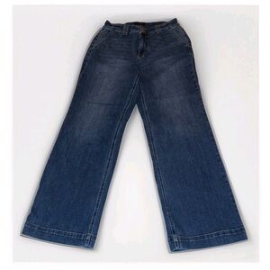 Classic Blue Wide-Leg Jeans